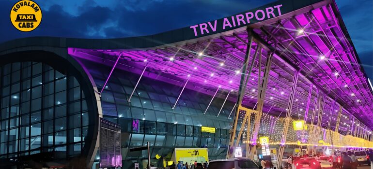 Airport taxi in Kovalam by Kovalam Taxi Cabs providing transfers to and from Trivandrum International Airport